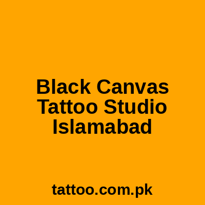 Black Canvas Tattoo Studio Islamabad