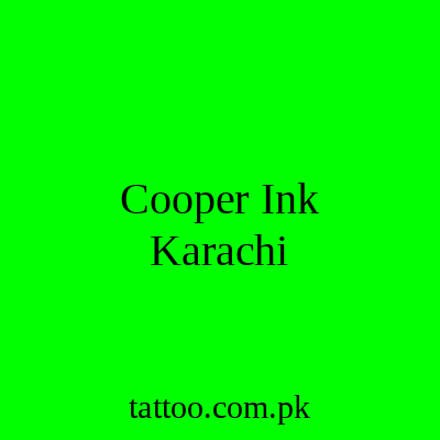 Cooper Ink Karachi