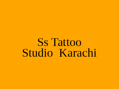 Ss Tattoo Studio Karachi